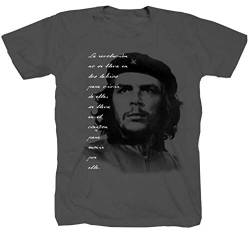 Che Guevara Kuba Revolution Revolutionär Sozialist Fidel Castro grau T-Shirt Shirt XL von Tex-Ha