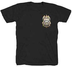 DEA FBI schwarz T-Shirt Shirt XL von Tex-Ha