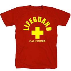 Lifeguard Kalifornien Amerika Mallorca Party Ibiza Baywatch Beach Surfen USA Urlaub Hollywood Miami T-Shirt Shirt Polo S von Tex-Ha