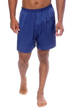 TexereSilk Herren Boxershorts, 100% Seide, Country Club - Blau - XX-Large von TexereSilk