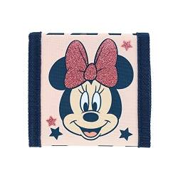 Textiel Trade Disney Minnie Mouse Geldbörse für Kinder, Leopardenmuster, rose, One size von Textiel Trade