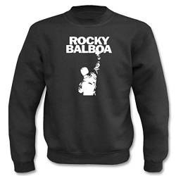 Pullover - Rocky Balboa (Schwarz, XL) von Textilhandel Hering