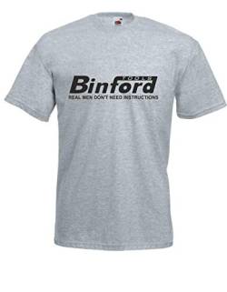 T-Shirt - Binford Tools (Grau, XS) von Textilhandel Hering