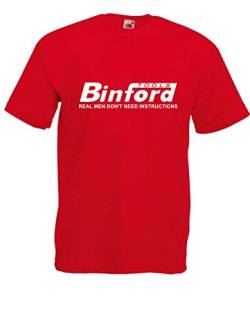 T-Shirt - Binford Tools (Rot, L) von Textilhandel Hering