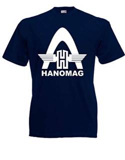 T-Shirt - Hanomag (Navy, M) von Textilhandel Hering