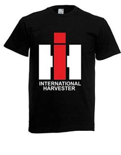 T-Shirt - IHC International Harvester (Schwarz, L) von Textilhandel Hering