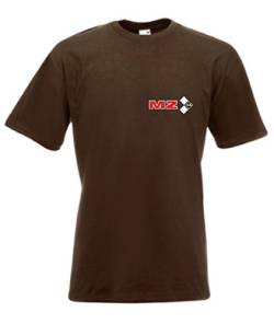 T-Shirt - MZ (Braun, XXL) von Textilhandel Hering