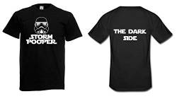 T-Shirt - Storm Pooper Stormtrooper (Schwarz, 3XL) von Textilhandel Hering