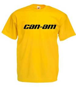 T-Shirt - can-am (Gelb, L) von Textilhandel Hering