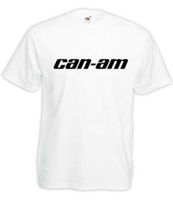 T-Shirt - can-am (Weiß, 4XL) von Textilhandel Hering