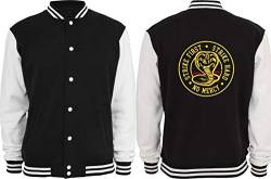 Textilhandel Hering Collegejacke - Cobra Kai Schlag zuerst Strike Hard (Schwarz, m) von Textilhandel Hering