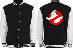 Textilhandel Hering Collegejacke - Ghostbusters (Schwarz/Weiß, L) von Textilhandel Hering