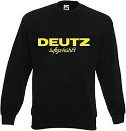 Textilhandel Hering Pullover - Deutz Luftgekühlt (Schwarz, L) von Textilhandel Hering