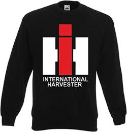 Textilhandel Hering Pullover - IHC International Harvester (Schwarz, XXL) von Textilhandel Hering