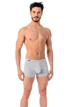 Teyli Boxershorts Herren Baumwolle - Komfortable Unterhosen für Männer - Klassische Herren Boxershorts für den Alltag - Bequeme Unterwäsche für Herren - Stilvolle Unterhosen für Herren Grey XL von Teyli