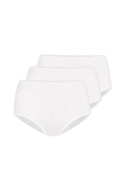 Teyli Damen 3er Pack Slips aus Hochwertiger Baumwolle - Damen-Unterhosen - Damen Unterwäsche - Unterwäsche Pantys Damen Slips - Unterwäsche Frauen Pantys Weiß L von Teyli