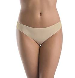 Teyli Damen Slip Baumwolle Unterhosen Elisa Beige M von Teyli