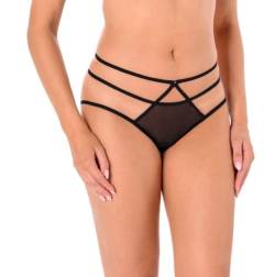 Teyli Damen Slip aus Mesh Schwarz L von Teyli