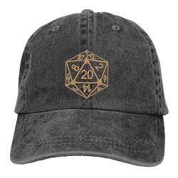 Baseball Cap Hip Hop Sonnenhut Würfel Tabletop Baseball Cap Männer Hüte Frauen Visier Schutz Snapback DND Spiel Caps Snapback von TeysHa