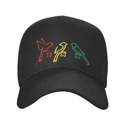 Baseball Cap Snapback Sonnenhut Punk Baseball Cap Männer Frauen Atmungsaktiv Amsterdam 3 Little Birds Papa Hut Outdoor Snapback Hüte Trucker Caps Hip Hop Geburtstagsgeschenk von TeysHa