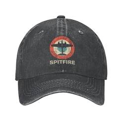 Baseballkappe Snapback Sonnenhut Baumwolle Vintage Jet Fighter Schießen Flugzeug Flugzeug Pilot Baseballkappe für Männer Frauen Atmungsaktiv War Spitfire Hut Hip Hop Geburtstagsgeschenk von TeysHa