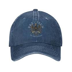 Baseballkappe Snapback Sonnenhut Deutsche Flagge Adler Washed Denim Baseball Cap Snapback Hüte Papa Deutschland Cap Frühling Sommer Vintage Cap Männer Frauen von TeysHa