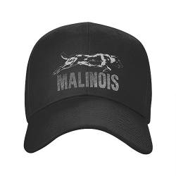 Baseballkappe Snapback Sonnenhut belgischer Schäferhund Malinois-Baseballkappe für Herren und Damen personalisierbar verstellbar für Erwachsene Papa-Mütze Outdoor-Snapback-Kappen Geburtstagsgeschenk von TeysHa