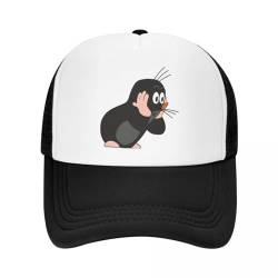 Baseballkappe Snapback-Sonnenhut klassischer Trucker-Hut für Erwachsene Cartoon-Maulwurf-Stil Kleiner Snapback Sommer verstellbare Baseballkappe Hip-Hop Geburtstagsgeschenk von TeysHa