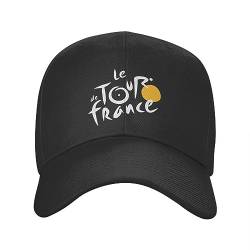 Baseballkappe Snapback Sonnenhut personalisierbar Le Tour The France Baseballkappe Hip Hop für Damen und Herren verstellbar französische Fahrrad-Papa-Mütze Frühlings-Snapback-Kappen von TeysHa