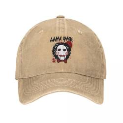 TeysHa Baseballkappe Snapback Sonnenhut Billy Puppet Saw Baseballkappen Männer Frauen Distressed Denim Washed Snapback Hut Horrorfilm Laufen Golf Verstellbare Kappen Hut Männer Frauen von TeysHa