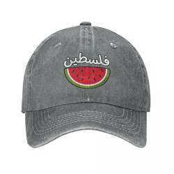 TeysHa Baseballkappe Snapback Sonnenhut Palästina Wassermelone Cap Cowboy Hut Luxus Damen Strand Visier Herren Männer Frauen von TeysHa