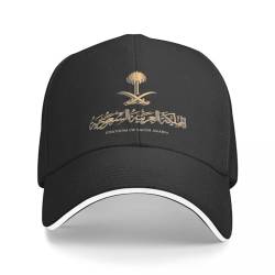 TeysHa Baseballkappe Snapback Sonnenhut Saudi-Arabien-Wappen Trucker-Hüte Retro-Snapback-Hut für Unisex-Cap-Anzug für alle Jahreszeiten Männer und Frauen von TeysHa