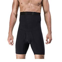 Tfscloin Herren-Shorts mit hoher Taille, Bauchkontrolle - Schwarz - XX-Large von Tfscloin