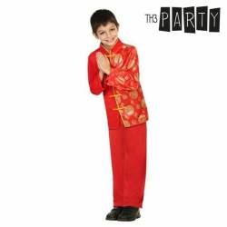 Kostüm für Kinder Chinesen Rot - 10-12 Jahre von Th3 Party