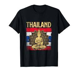 Thailändische Flagge Bangkok Geschenk Thailand T-Shirt von Thai Massage Thailand Liebhaber