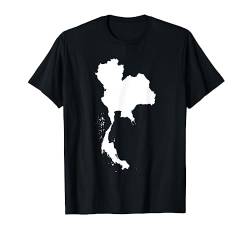 Thailand Karte T-Shirt von Thailand Geschenke