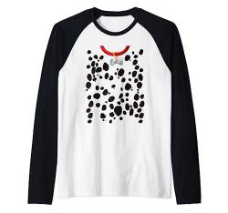 Dalmatiner-Kostüm für Hunde, Dalmatiner, Punkte, Welpen-Druck, Halloween Raglan von That Cool Costume Merch Store