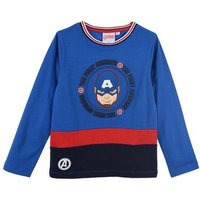 The AVENGERS Langarmshirt Captain America Black Panther Kinder Jungen Longsleeve Shirt Oberteil von The AVENGERS