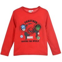 The AVENGERS Langarmshirt Captain America Hulk Spider-Man Kinder Jungen Longsleeve Shirt Oberteil von The AVENGERS
