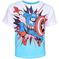 The AVENGERS T-Shirt MARVEL Jungen Kurzarmshirt aus Baumwolle Gr. 104- 140 cm von The AVENGERS