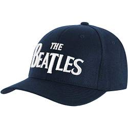 The Beatles Baseballcap Drop T Logo Navy blau von The Beatles