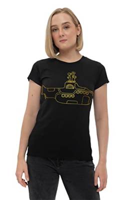 The Beatles Damen gelbem U-Boot-Diamant, offizielles Produkt, T-Shirt, Schwarz, XXL von The Beatles