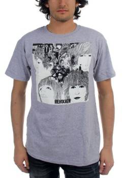 The Beatles - Revolver Herren T-Shirt, X-Large, Heather Grey von The Beatles