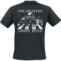 The Beatles T-Shirt - Abbey Road Distressed - S bis XXL - für Männer - Größe L - schwarz  - Lizenziertes Merchandise! von The Beatles