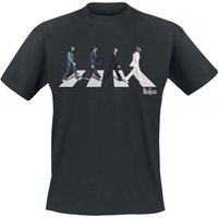 The Beatles T-Shirt - Abbey Road Silhouette - S bis 3XL - für Männer - Größe L - schwarz  - Lizenziertes Merchandise! von The Beatles