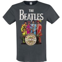 The Beatles T-Shirt - Amplified Collection - Lonely Hearts - M bis XXL - für Männer - Größe XXL - charcoal  - Lizenziertes Merchandise! von The Beatles
