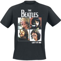 The Beatles T-Shirt - Let it be - S bis 3XL - für Männer - Größe M - schwarz  - Lizenziertes Merchandise! von The Beatles