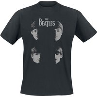 The Beatles T-Shirt - Shadow Faces - S bis 3XL - für Männer - Größe 3XL - schwarz  - Lizenziertes Merchandise! von The Beatles