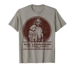 Big Lebowski Distressed Dude Abides Stamp T-Shirt von The Big Lebowski