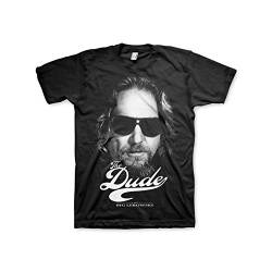 Offizielles Lizenzprodukt Lebowski The Dude II T-Shirt (Schwarz), Medium von The Big Lebowski